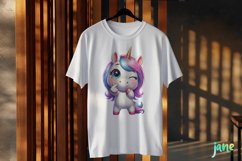 Finger Heart Unicorn Clipart Product Image 3