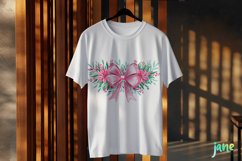 Pastel Preppy Christmas Garland Clipart Product Image 3