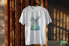 Brushstroke Easter Bunny Coquette Clipart Product Image 3