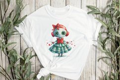 Cute Christmas Robot Sublimation Clipart Product Image 3