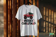 Merry Christmas Truck Kids Christmas Clipart Product Image 3