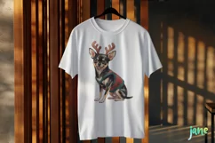 Little Christmas Chihuahua Dog Clipart Product Image 3