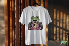 Cute Racing Animals Sublimation Clipart Product Image 3