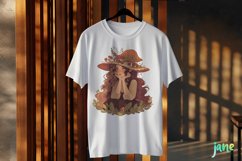 Mushroom Witch Subliamtion Clipart Product Image 3