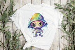 Funny Alien Sublimation Clipart Product Image 2