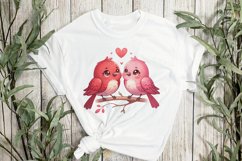 Valentine's Day Couple Birds Clipart Product Image 3