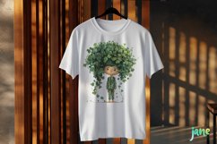 Whimsical Floral Child Clipart Product Image 3