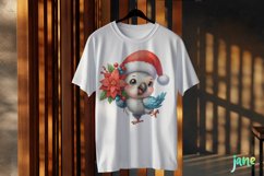Christmas Parrot And Poinsettia Clipart Product Image 3
