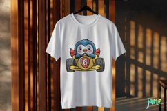 Cute Racing Animals Sublimation Clipart Product Image 3