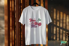 You & Me Valentine Cherry PNG Clipart Product Image 3