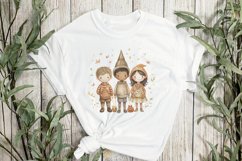 Boho Childish Halloween Sublimation Clipart Product Image 2