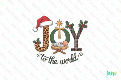 Joy To The World Christmas PNG Clipart Product Image 1