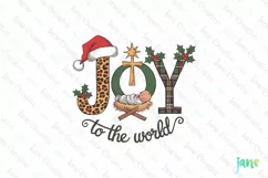 Joy To The World Christmas PNG Clipart Product Image 1