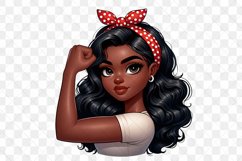 Strong African Girls With Polkadots Headband Product Image 2