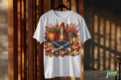 Autumn Girl Fall Sublimation Clipart Product Image 3