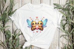 Bee Valentine’s Day Sublimation Clipart Product Image 2