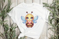 Bee Valentine’s Day Sublimation Clipart Product Image 2