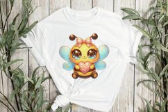 Bee Valentine’s Day Sublimation Clipart Product Image 2
