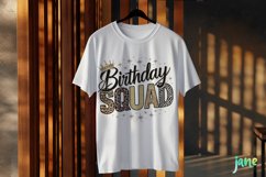 Birthday Squad Glitter Clipart Product Image 3