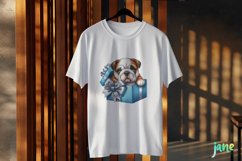 Bulldog Christmas Clipart Product Image 3
