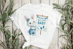 Blue Welcome Baby Bunny Product Image 3