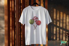 Christmas Candy Sublimation Clipart Product Image 3