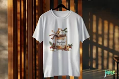 Christmas Hot Cocoa Mason Jar PNG Clipart Product Image 3