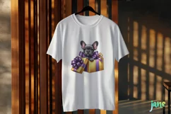 French Bulldog Christmas Clipart Product Image 3