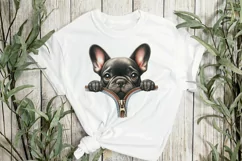 Cute Zipper French Bulldog Clipart Product Image 3