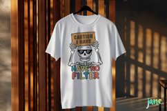Funny Cute Skeleton Sublimation Clipart Product Image 3