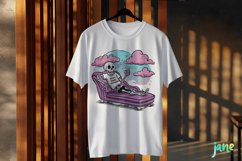 Funny Cute Skeleton Sublimation Clipart Product Image 3