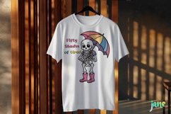 Funny Cute Skeleton Sublimation Clipart Product Image 3
