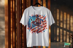 Funny Skeleton 4th of July Sublimation Product Image 2