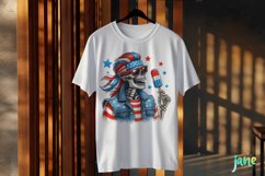Funny Skeleton 4th of July Sublimation Product Image 3
