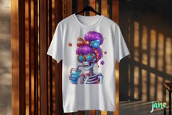 Funny Skeleton 4th of July Sublimation Product Image 3