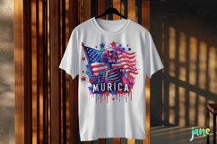 Funny Skeleton 4th of July Sublimation Product Image 3