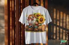 Gnome With Sunflowers Sublimation Product Image 3