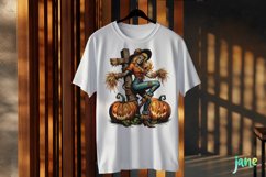 Halloween Vintage Pin-up Girl Clipart Product Image 3