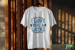 I Love You A Latke SVG PNG Product Image 3