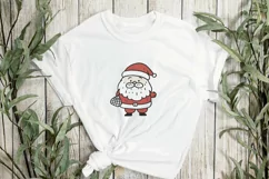 Minimal Doodle Of Christmas Santa Claus Clipart Product Image 2