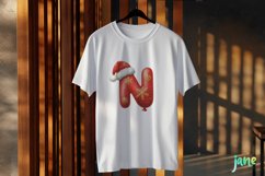 Santa Claus Balloon Alphabet Letter N Clipart Product Image 3