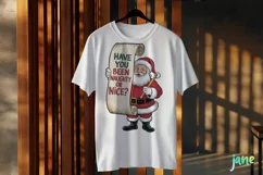 Naughty Santa Claus Christmas Sublimation Clipart Product Image 3