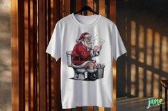 Naughty Santa Claus Christmas Sublimation Clipart Product Image 3