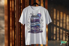 Pastel Purple Halloween Sublimation Product Image 3