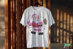 Pink Santa Claus Christmas PNG Clipart Product Image 3