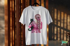 Relaxed Woman Sublimation Clipart Product Image 3