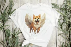 Angel Shiba Inu Dog Sublimation Clipart Product Image 3