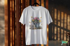 Spring Flower Garden Sublimation Clipart Product Image 3