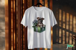 Staffordshire Bull Terrier Christmas Clipart Product Image 3