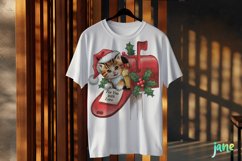 Vintage Christmas Clipart PNG Product Image 3